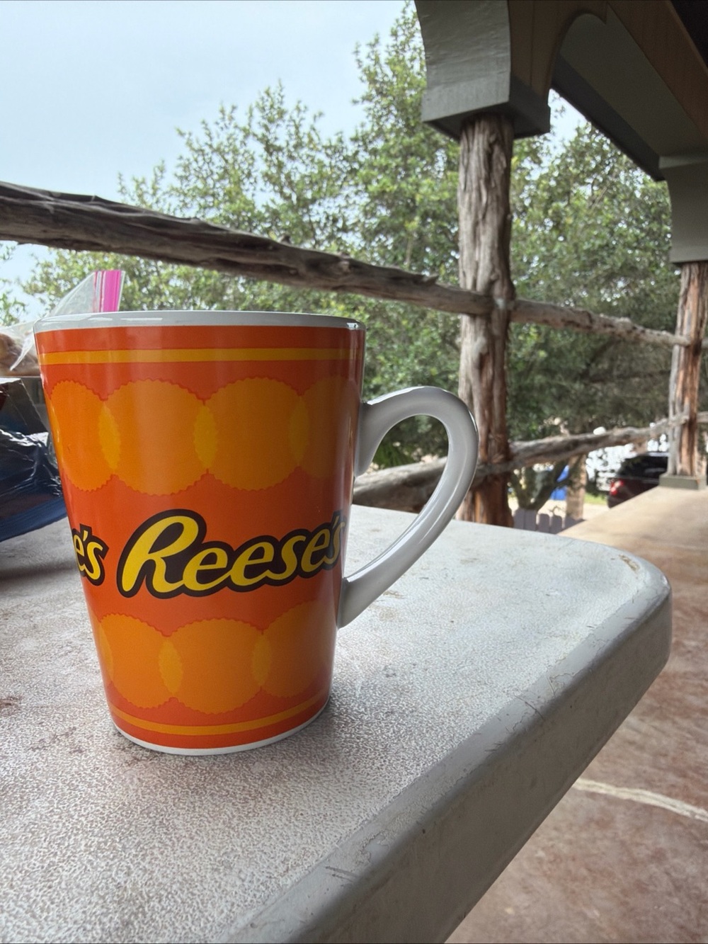 Reese’s Galerie Orange Ceramic Mug - Branded Home Dining Cup